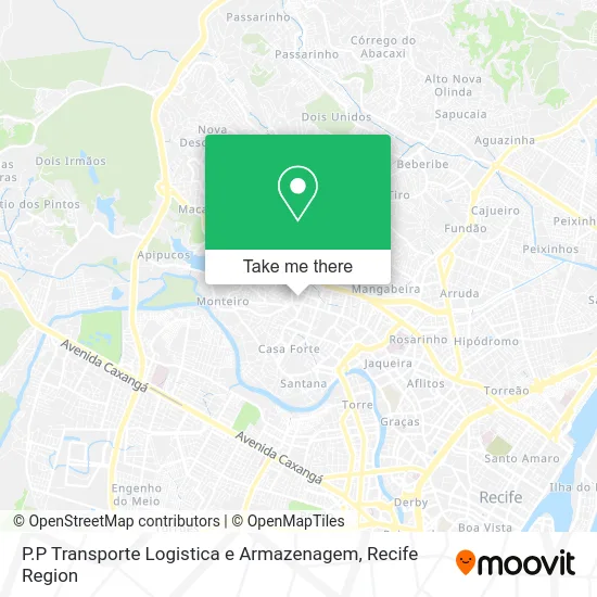 P.P Transporte Logistica e Armazenagem map