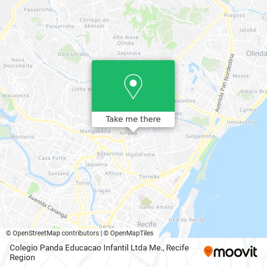 Colegio Panda Educacao Infantil Ltda Me. map