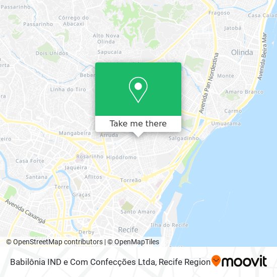 Mapa Babilônia IND e Com Confecções Ltda