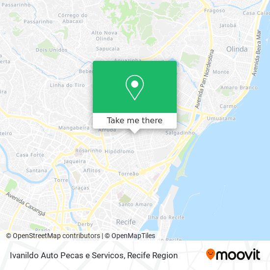 Ivanildo Auto Pecas e Servicos map
