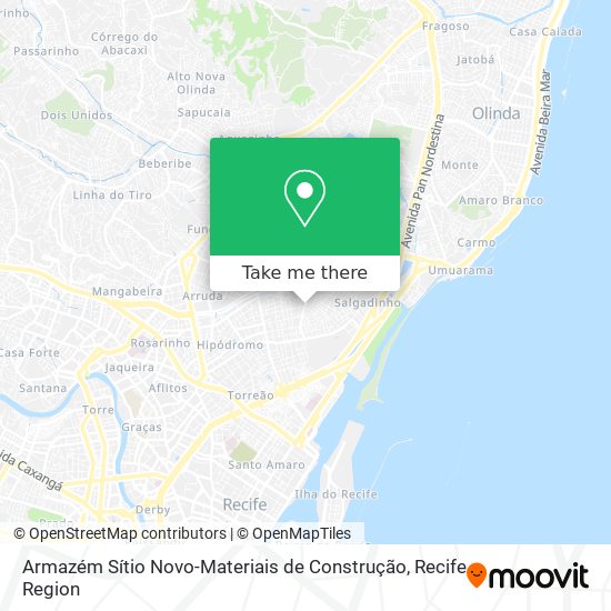 Armazém Sítio Novo-Materiais de Construção map