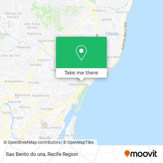 Sao Bento do una map