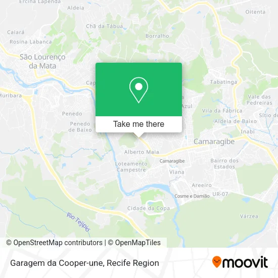 Garagem da Cooper-une map