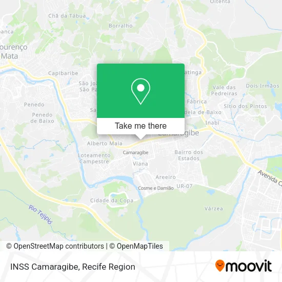 INSS Camaragibe map