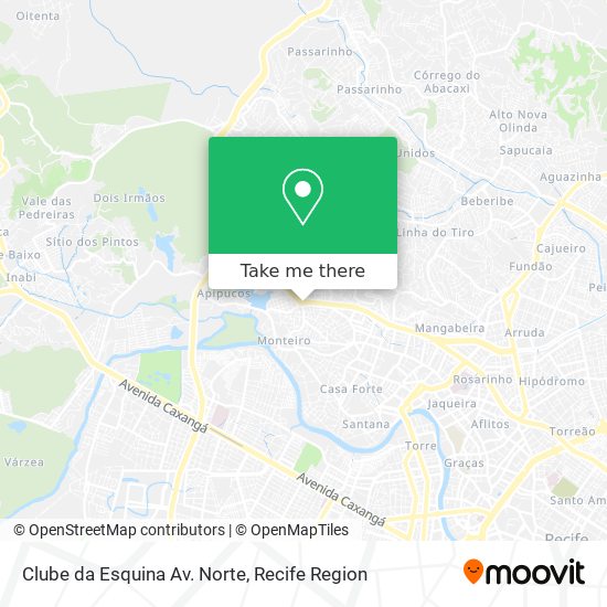 Clube da Esquina Av. Norte map
