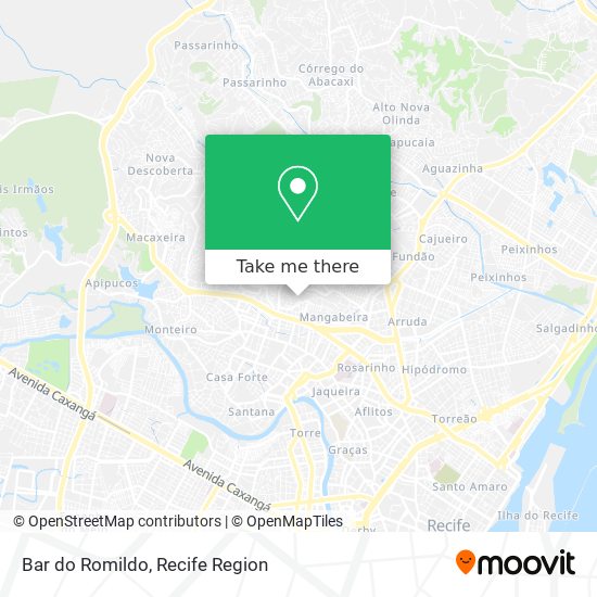 Bar do Romildo map