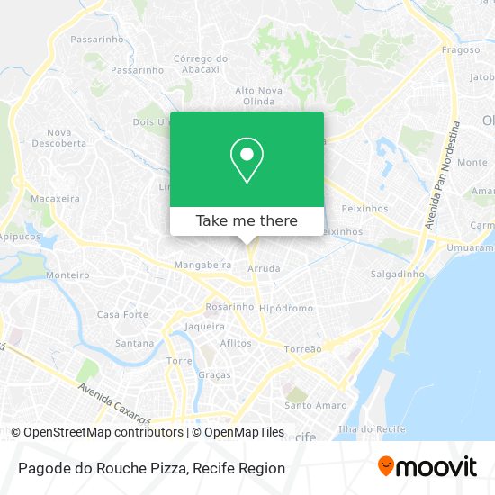 Mapa Pagode do Rouche Pizza