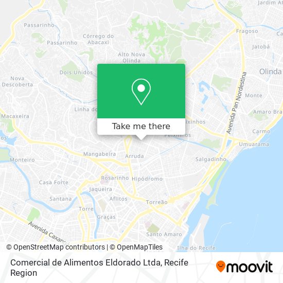 Comercial de Alimentos Eldorado Ltda map