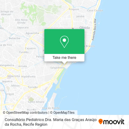 Consultório Pediátrico Dra. Maria das Graças Araújo da Rocha map
