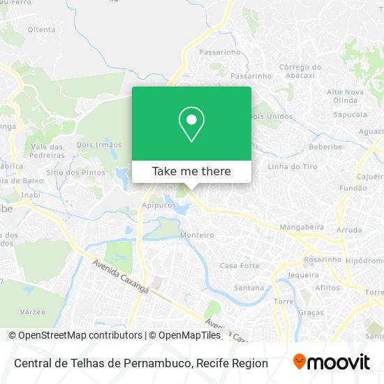 Central de Telhas de Pernambuco map