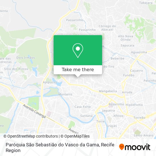 Paróquia São Sebastião do Vasco da Gama map