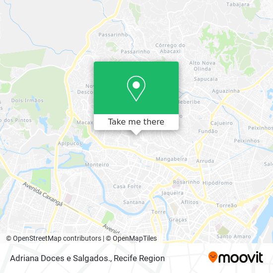 Adriana Doces e Salgados. map