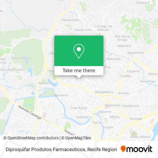 Diproquifar Produtos Farmaceuticos map