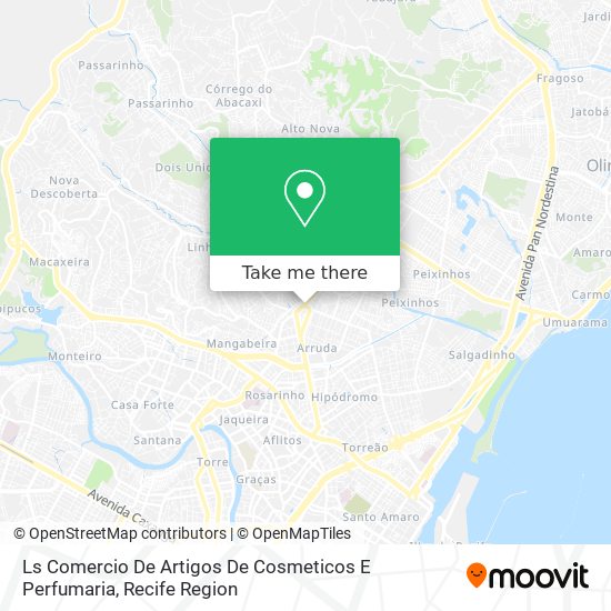 Ls Comercio De Artigos De Cosmeticos E Perfumaria map