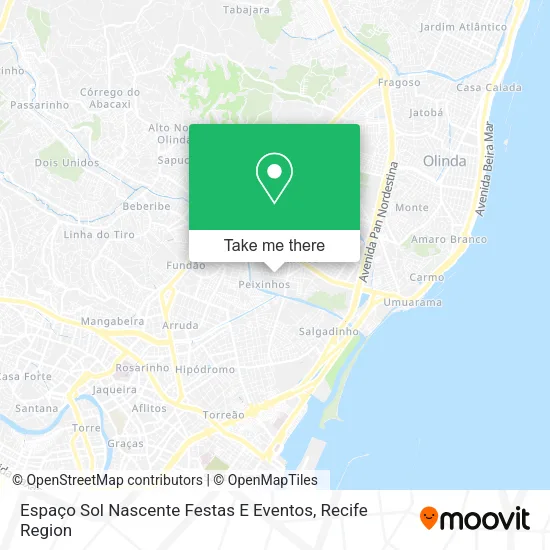 Espaço Sol Nascente Festas E Eventos map