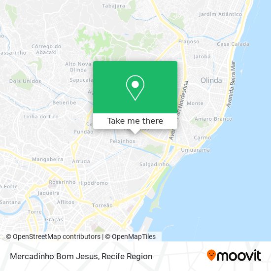 Mapa Mercadinho Bom Jesus