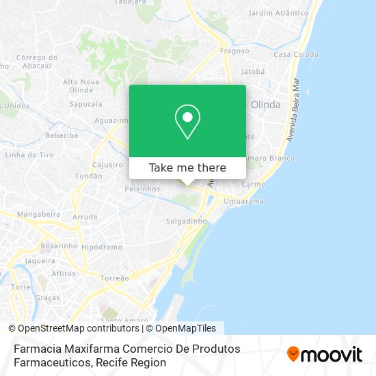 Farmacia Maxifarma Comercio De Produtos Farmaceuticos map