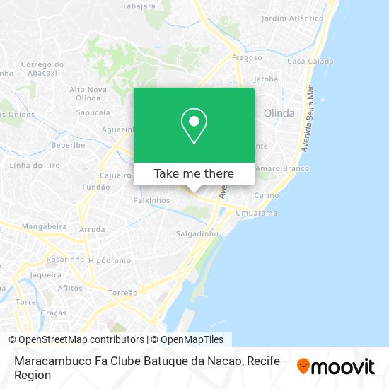 Maracambuco Fa Clube Batuque da Nacao map