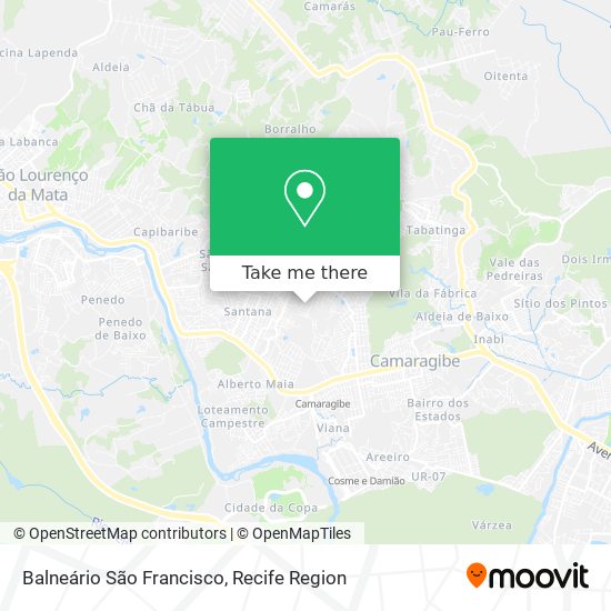 Balneário São Francisco map