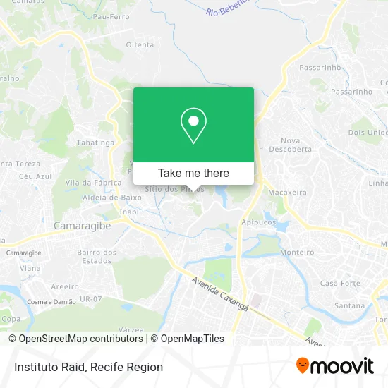 Instituto Raid map