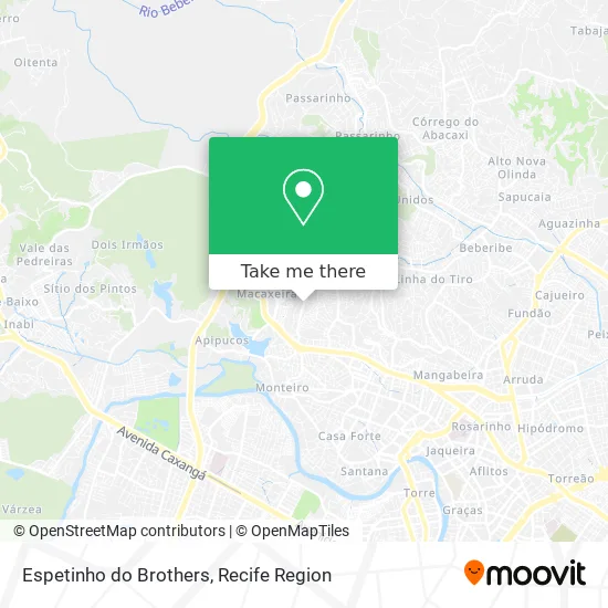 Espetinho do Brothers map