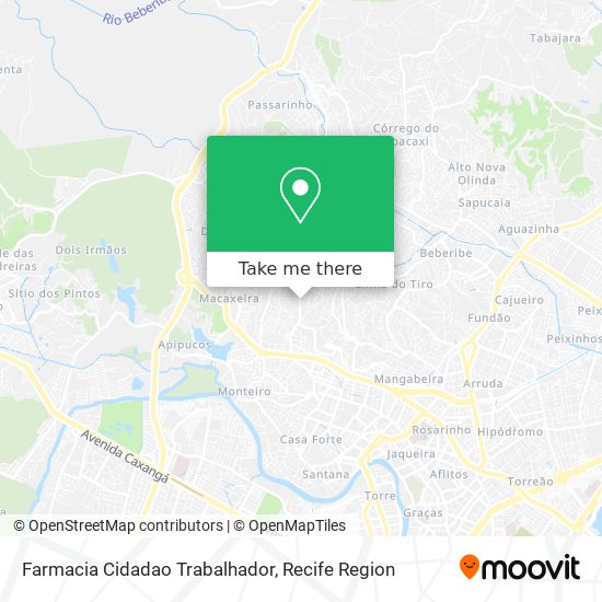 Farmacia Cidadao Trabalhador map