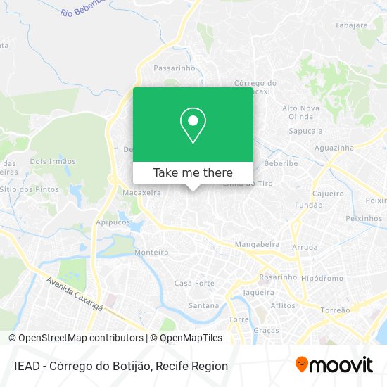 IEAD - Córrego do Botijão map