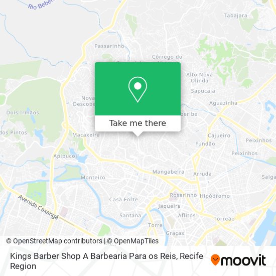 Kings Barber Shop A Barbearia Para os Reis map