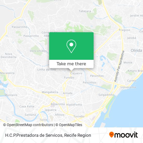H.C.P.Prestadora de Servicos map