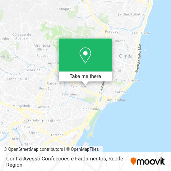 Contra Avesso Confeccoes e Fardamentos map