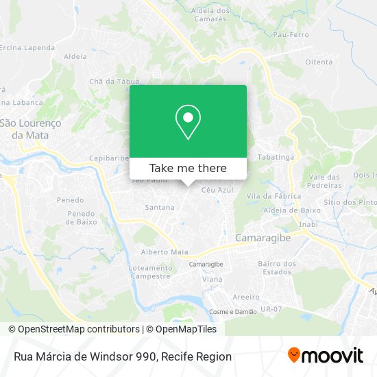 Rua Márcia de Windsor 990 map