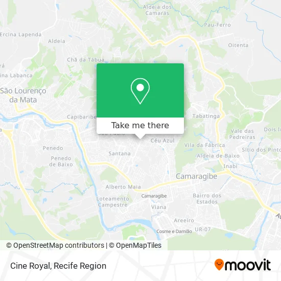 Cine Royal map