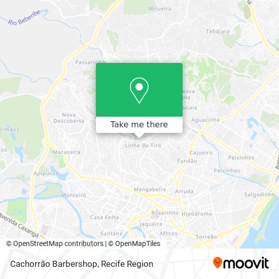 Cachorrão Barbershop map