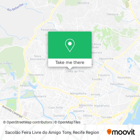 Sacolão Feira Livre do Amigo Tony map