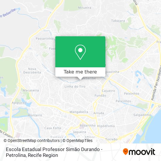 Escola Estadual Professor Simão Durando - Petrolina map