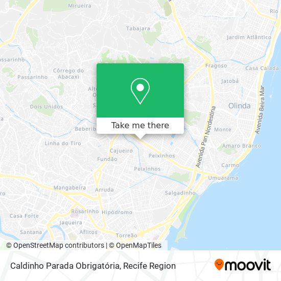 Caldinho Parada Obrigatória map