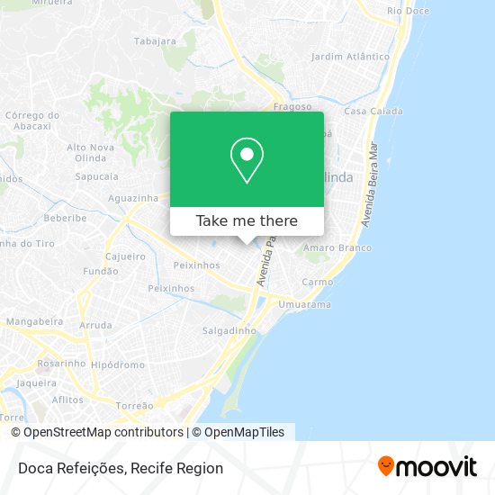 Doca Refeições map