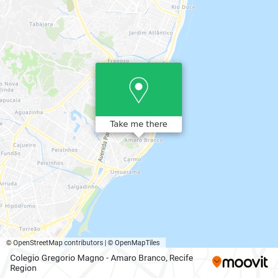 Colegio Gregorio Magno - Amaro Branco map