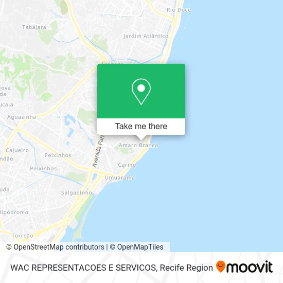 WAC REPRESENTACOES E SERVICOS map