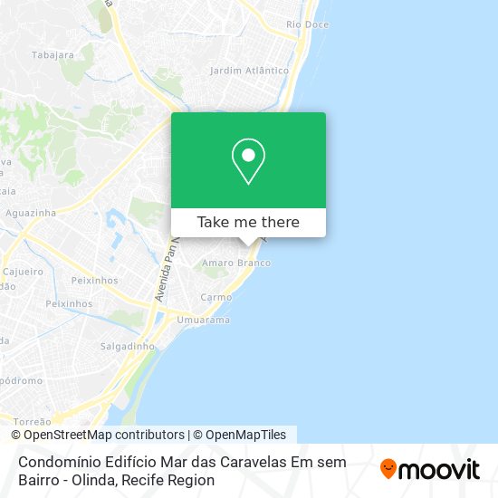 Condomínio Edifício Mar das Caravelas Em sem Bairro - Olinda map
