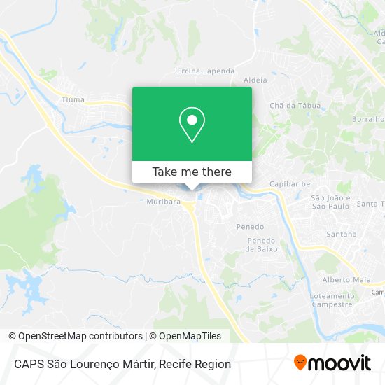 CAPS São Lourenço Mártir map