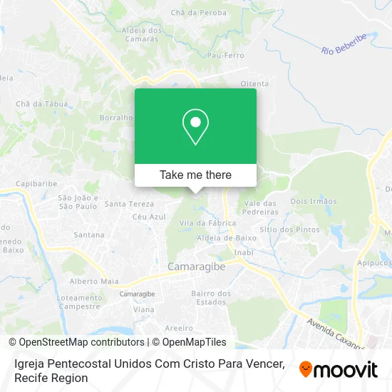 Igreja Pentecostal Unidos Com Cristo Para Vencer map