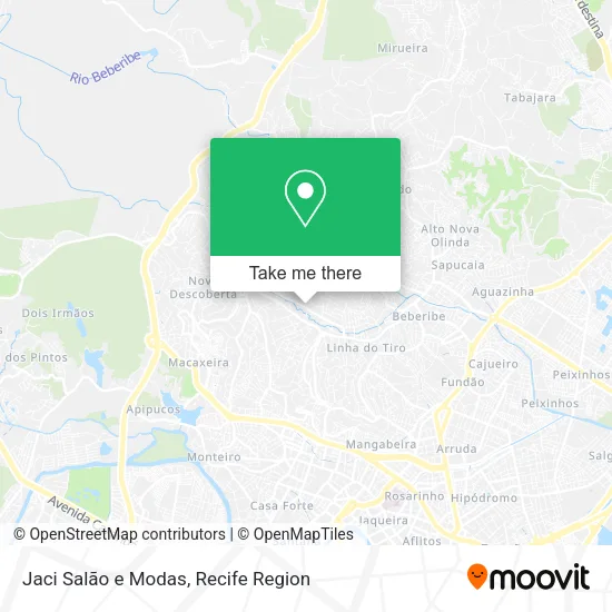 Jaci Salão e Modas map