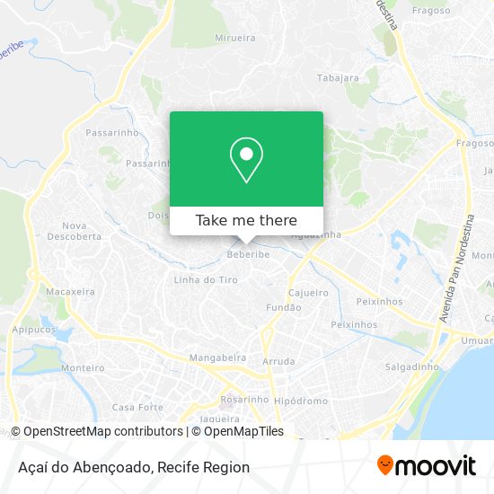Açaí do Abençoado map