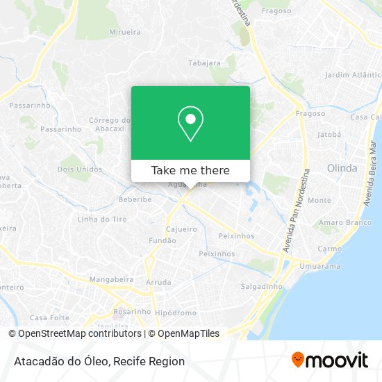 Atacadão do Óleo map