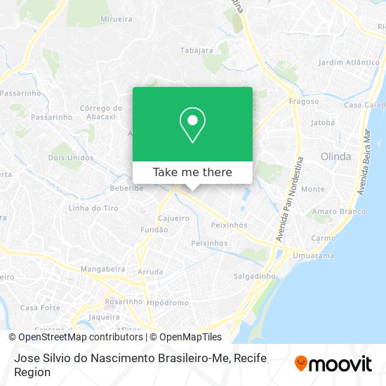 Jose Silvio do Nascimento Brasileiro-Me map