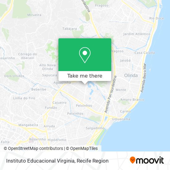 Instituto Educacional Virginia map