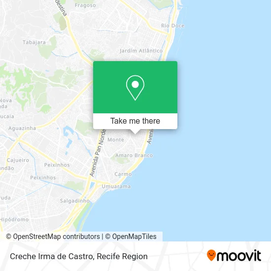 Creche Irma de Castro map