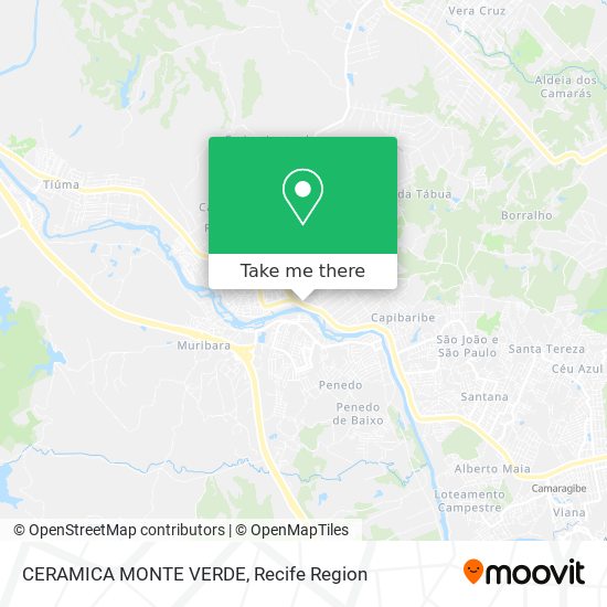 CERAMICA MONTE VERDE map