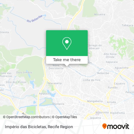 Império das Bicicletas map